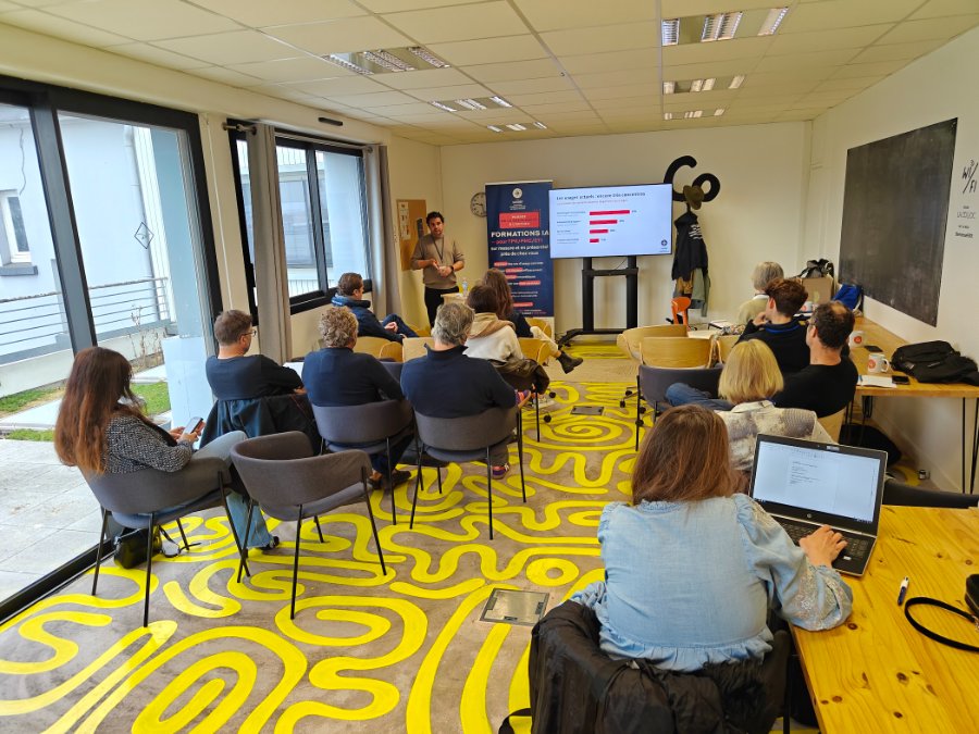 Atelier lors de la Journée de l'IA à Lorient
